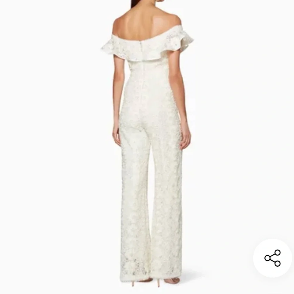Alexis Cream Lace Jumpsuit - Picture 10 of 10